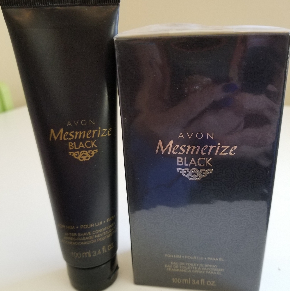 Avon Mesmerize Black for Men set
